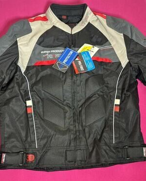 ProFirst Riding Jacket L Armor Black Gray Red Protective New